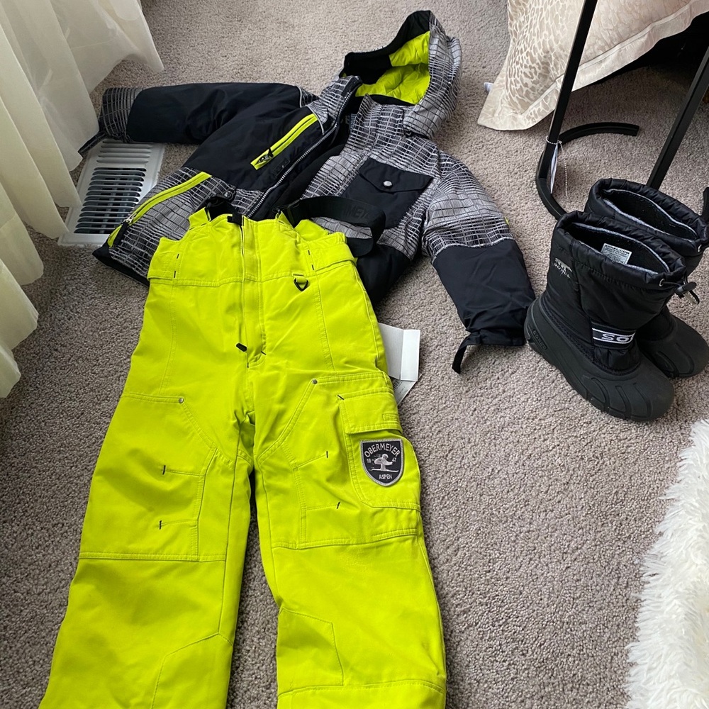 Kids Ski Gear Set - Obermeyer/Sorel
